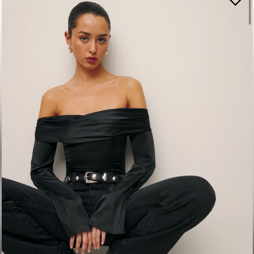 NEW with Tags Reformation Niri Silk Top